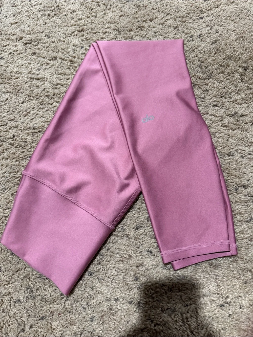Alo Women’s High-Waist Seamless Airlift Leggings in Dusty Rose
